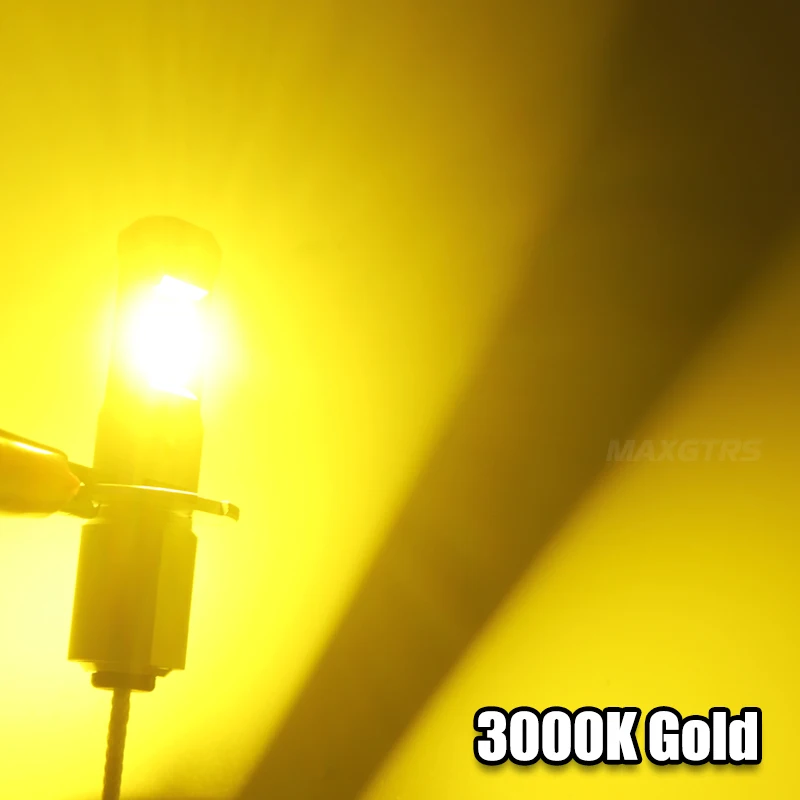 

Лампа для фар головного света H3, 2 шт., Canbus, без вентилятора, дальний свет, 6500K, белый свет, 3000K, желтый свет, освещение автомобиля, дневные ходовые огни, мини-дизайн, 12 В