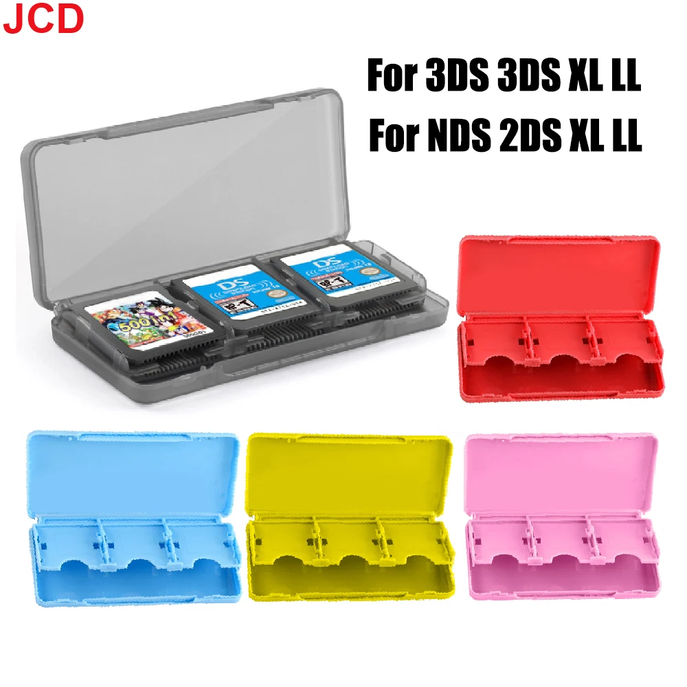 

JCD 6-in-1 For 3DS Card Box For NDS NDSI 3DS XL LL Game Card Storage Box For 2DS LL Game Protection Storage Box Protection Box