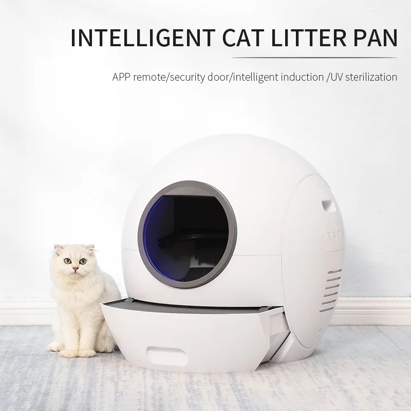 

Automatic Smart Cat Litter Box Self-Cleaning Cat Litter Box Cat Toilet Large Fully Enclosed Cat Litter Box Pet Cat Supplies