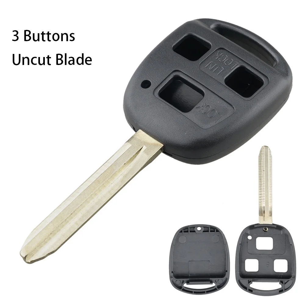 

Чехол для автомобильного ключа, 2 кнопки, корпус дистанционного ключа с лезвием TOY43, 2 микропереключателя, подходит для Toyota Yaris Prado Tarago Camry Corolla