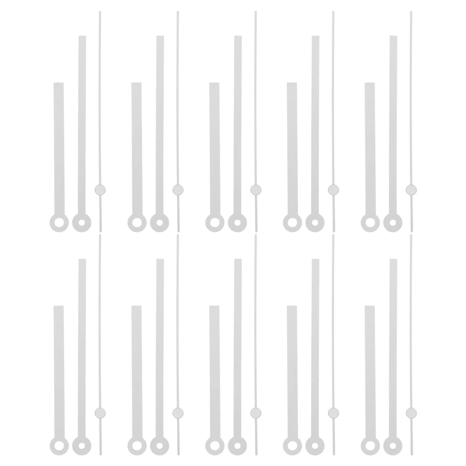 

10 Sets Clock Pointer DIY Replacement Hands Wall Repair Kit Watch Clocks Craft Bulk