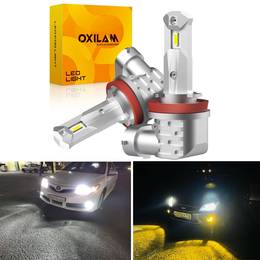 2 шт. светодиодные лампы H11 H8 H9 для BMW E39 E90 X5 E70 E61 E46 X3 E60 F30 E53 F20 H10 9006 HB4 - купить по