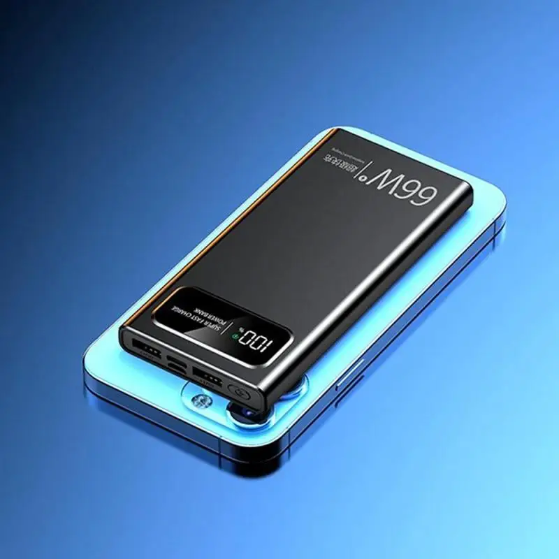 10000 мАч 20000 сверхбыстрая зарядка мощность Mo-bile 66 Вт PD20W сверхбыстрое зарядное