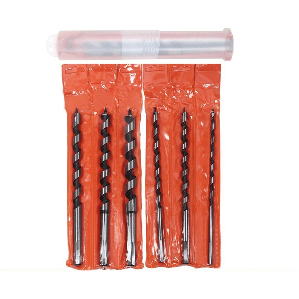 6 шт. набор шнековых сверл шестигранные сверла спиральный резак для сверления