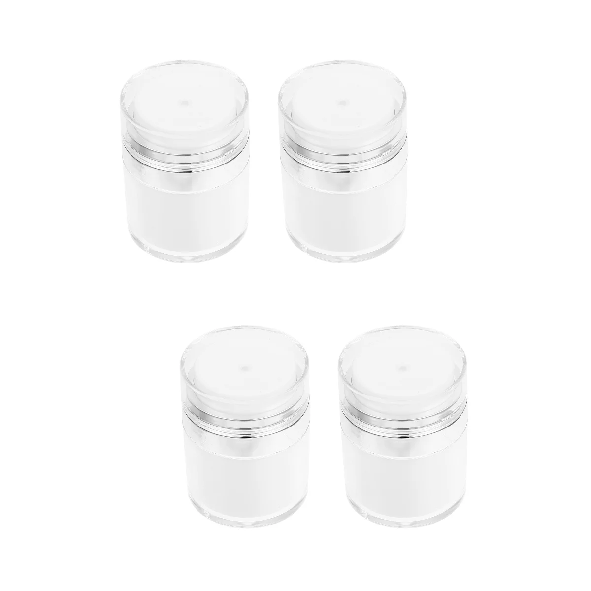 

Bottle Travel Pump Containers Airless Jar Lotion Jars Empty Container Vacuum Skincarecreambottles Refillablestoragelotionscreams