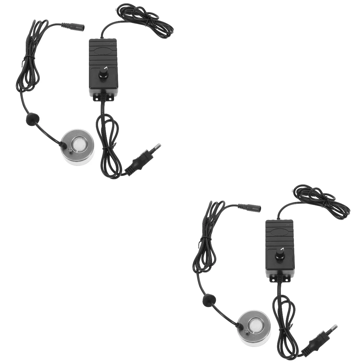 

2x Fountain Mist Gardening Fountain Mist Maker Tank Fog Maker Machine Pond Fog Maker Mist Maker