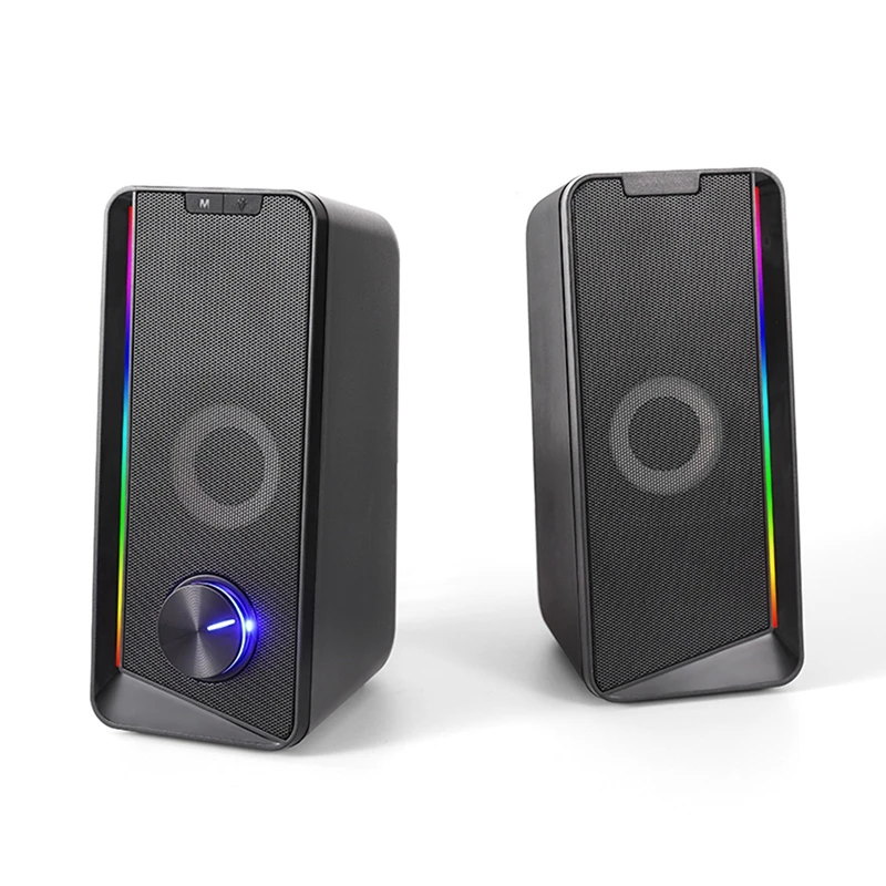 

Desktop Bluetooth Audio Multi-Light Effect Cool Computer Speaker 4 Unit Dual Speaker Diaphragm Speaker