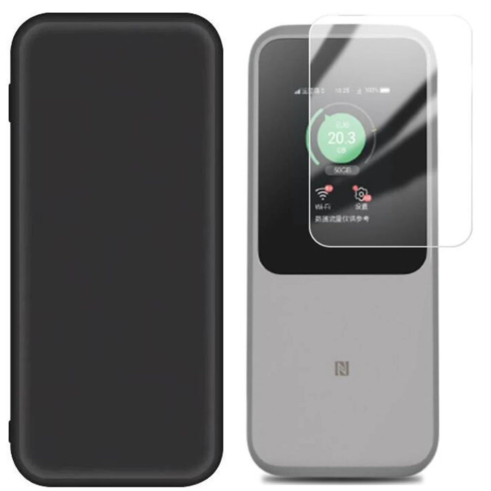 Фото Противоударный мягкий защитный чехол из ТПУ для ZTE U50 Pro MU5120 портативный WiFi6 Wi-Fi №1