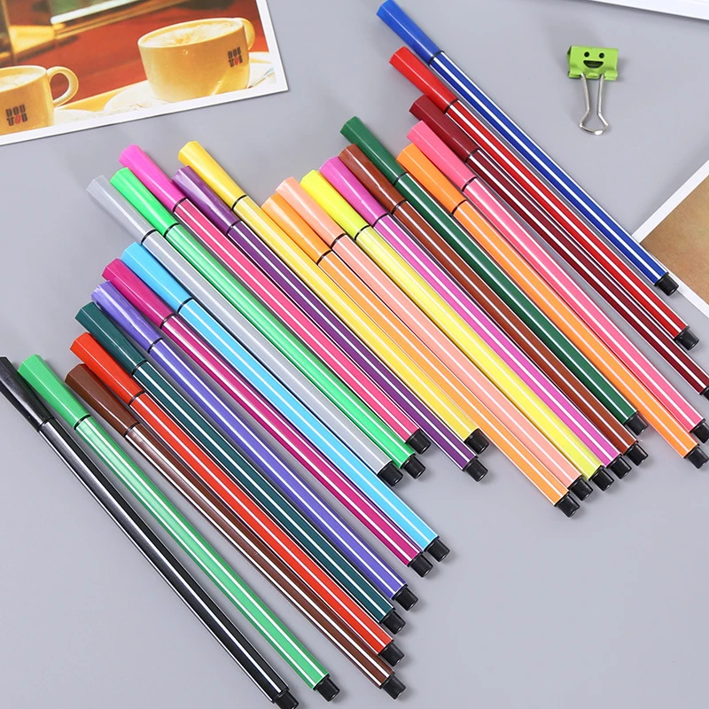 

12 18 24 36 Color Painting Art Watercolor Pen Children'S Graffiti Color Pen Art Supplies Children School Supplies Gifts