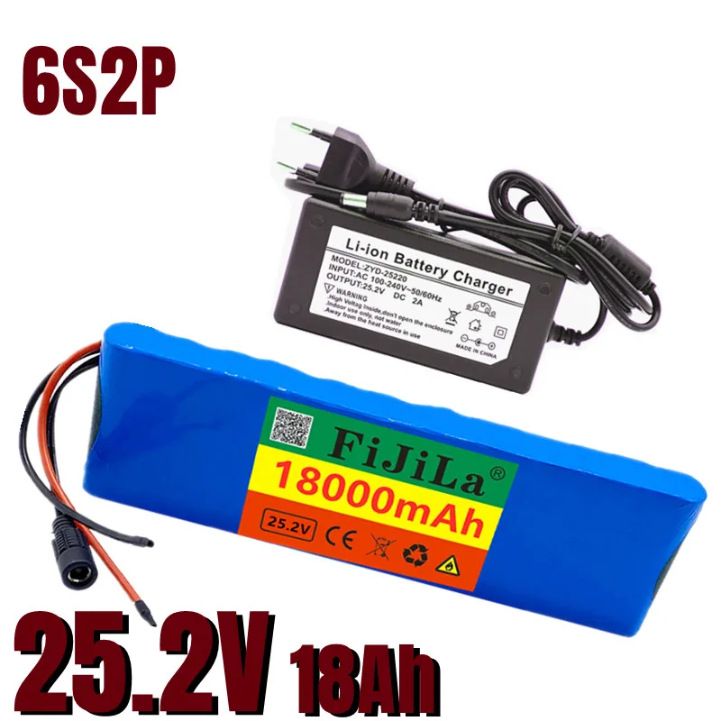 

25,2 в 18000 мАч 6S2P 18650 литиевая батарея 25,2 в 18000 мАч