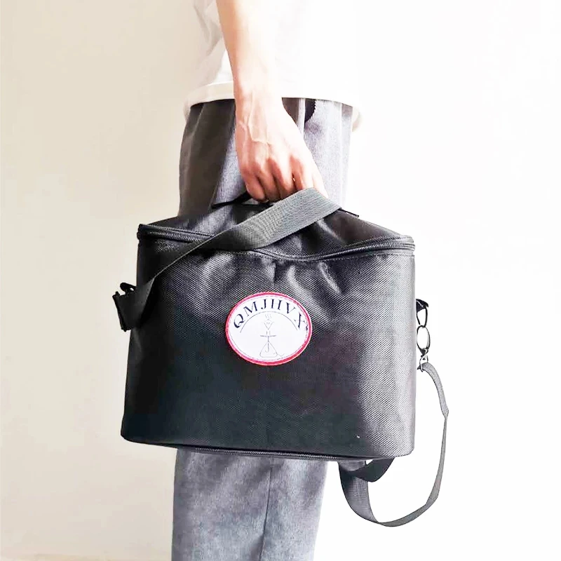 

Portable Hookah Handbag Apply To Acrylic Square hookah Outdoor Narguile Handbag Travel Shisha Notebag Narguile Accessories