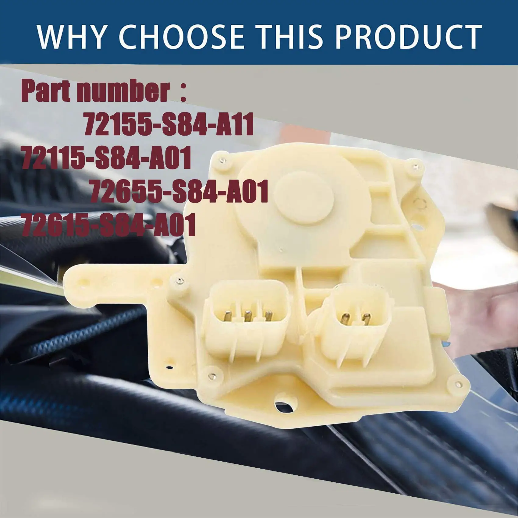 72155-S84-A11 Привод двигателя дверного замка в сборе для Honda Accord Civic CRV 2003-2005 Передний