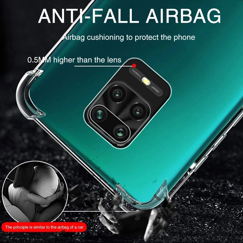 Противоударный силиконовый чехол для Xiaomi Redmi Note 10 10s 11s 9 8 7 Pro 9S Mi 9t 10t 11 11t Lite 5G NE POCO M3