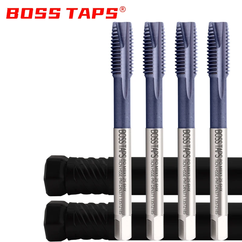 

Метчики BOSS HSSE-PM DIN 371 376 M2 M2.5 M3 M4 M5 M6 M8 M10 M12