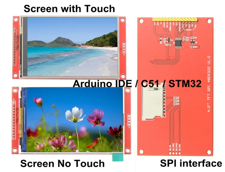 ЖК-дисплей с печатной платой ST7796S |