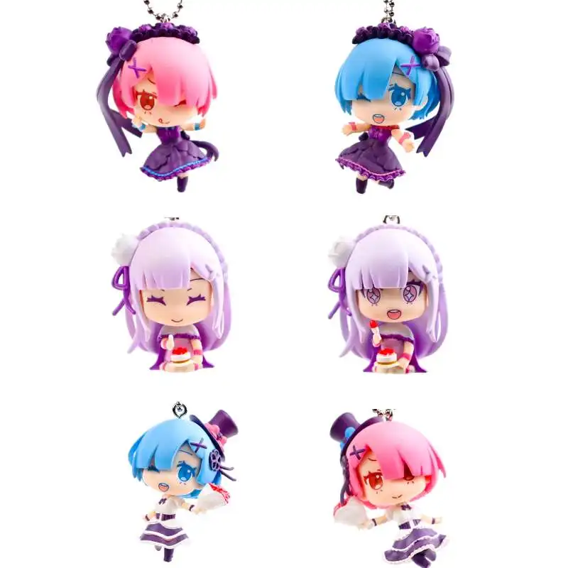 BUSHIROAD Gashapon Rem Re Life In A Different World From Zero Figures Gachapon Capsule Toy Table Ornaments
