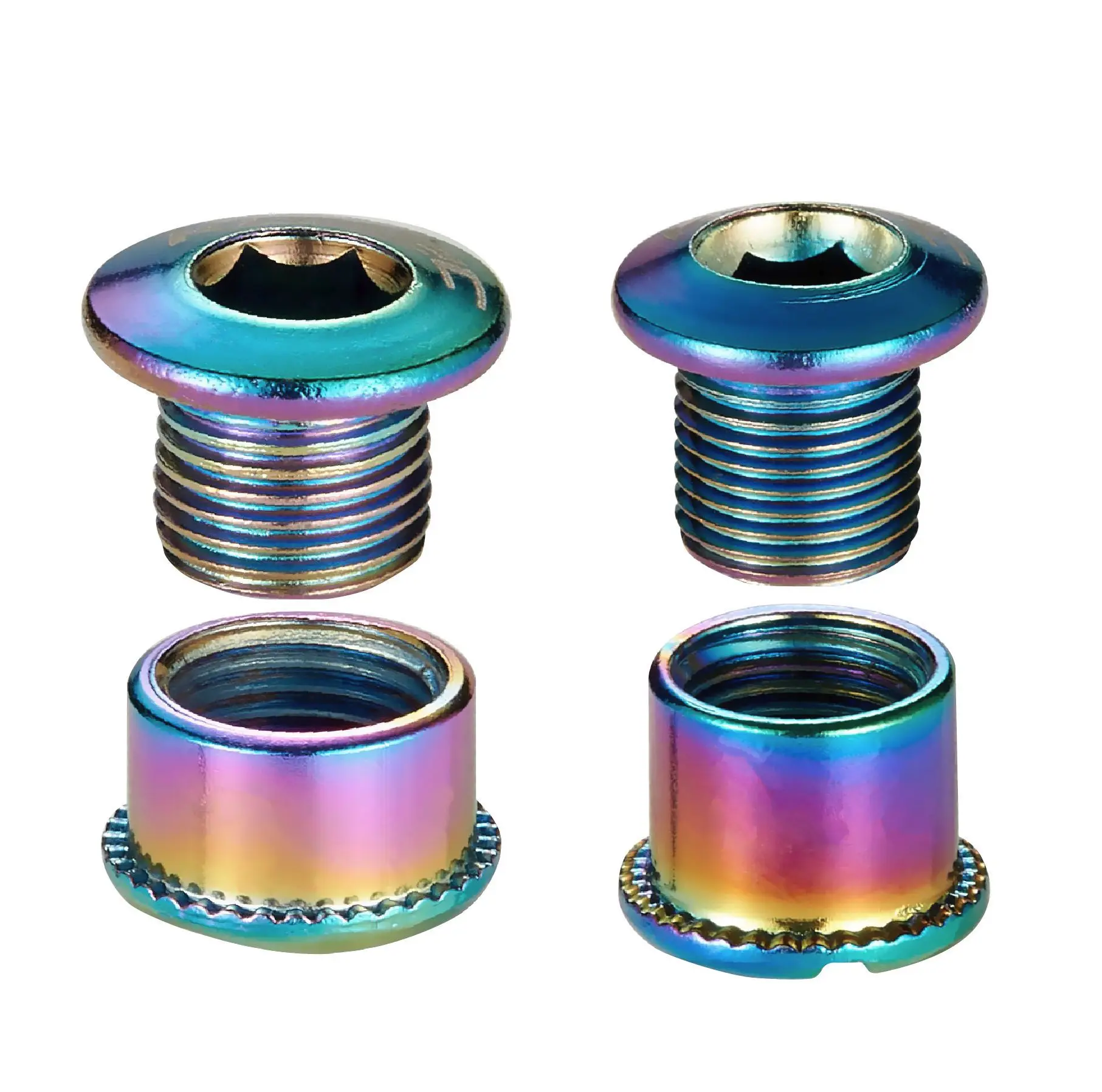 

Bicycle Dental Nail 7075 Aluminum Alloy Colorful Mountain Dead Flying Road Folding Bike Single and Double Nail Accessories