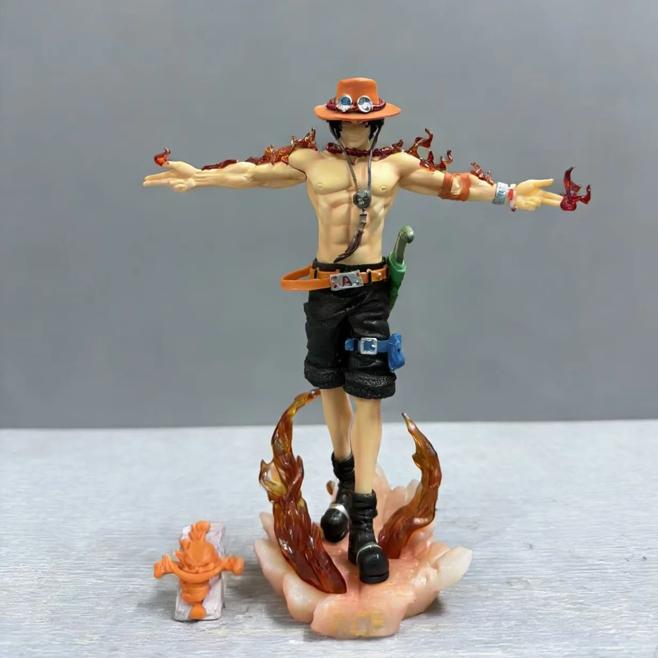 Фото Аниме-фигурка One Piece Ace, Портгас Д. Эйс, фигурка из ПВХ, коллекционная модель, игрушки для детей, рождественские подарки №4