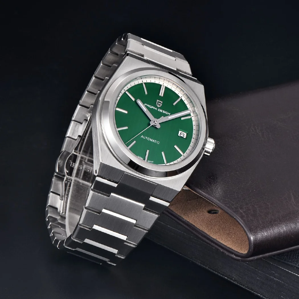 

Часы PAGANI DESIGN Мужские механические Автоматические, люксовые деловые спортивные с сапфировым покрытием, 38 мм, 100 бар