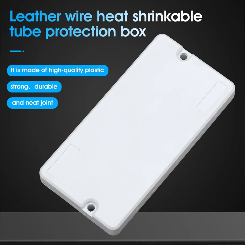 10pcs Drop Cable Protection Box Optical Fiber Heat Shrink Tubing To Protect Splice Tray 2 Into Out