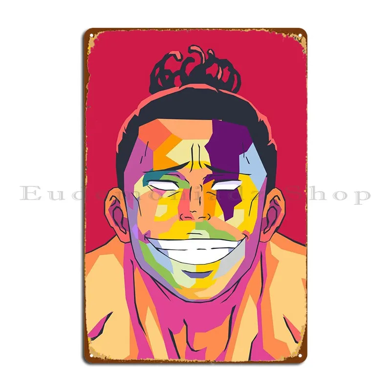 

Металлический плакат со смешным лицом для кинотеатра