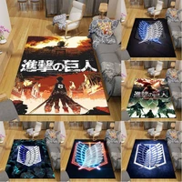 anime attack on titan non slip area rugs large mat rugs for living room comfortable carpet soft floor mat rugs for bedroom