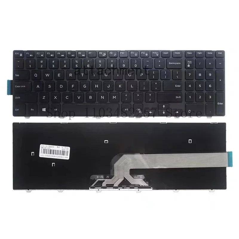 Новая русская клавиатура для Dell Inspiron 15 3000 5000 3541 3542 3543 5542 3550 5545 5547 15-5547 15-5000 15-5545 17-5000