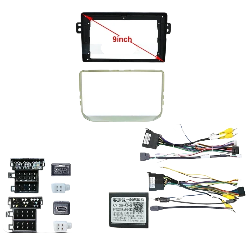 

Для 2014-2017 Great Wall HAVAL H2 9-дюймовое радио Android стерео рамка панель приборная панель видеокабель жгут навигации