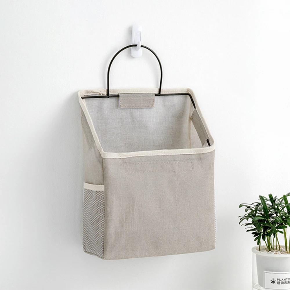 

Hanging Storage Bag Wall Mounted Multi-function Waterproof Bag Organizer Cotton Hanging Storage Bag Box Home Organizer