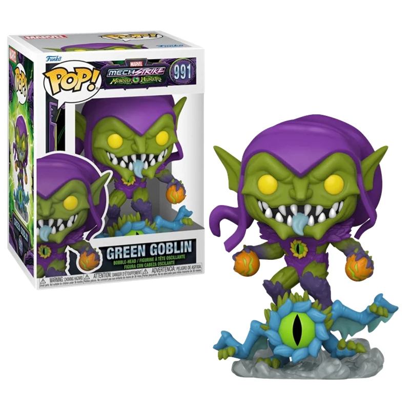 Фигурка Funko Pop Mech Strike Monster Hunters игрушки куклы зеленый гоблин # 991 виниловая фигурка