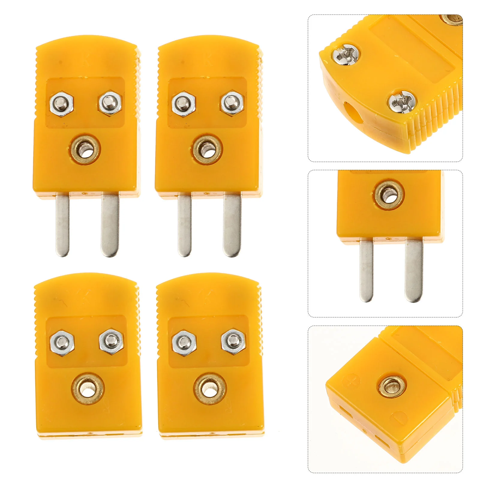 

Thermocouple Type K Plug Connector Adapter Wire Joint Pin Male Mini Female Sensors Terminal Cable Probe Case Temperature