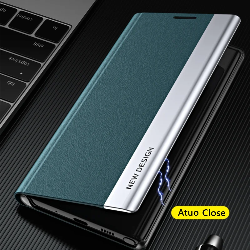 

Best Quality Auto Magnet Cases for Samsung Galaxy S30 Plus S20 Ultra S10 S9 S8 S7 edge S21 FE Note Business Leather Full Covers