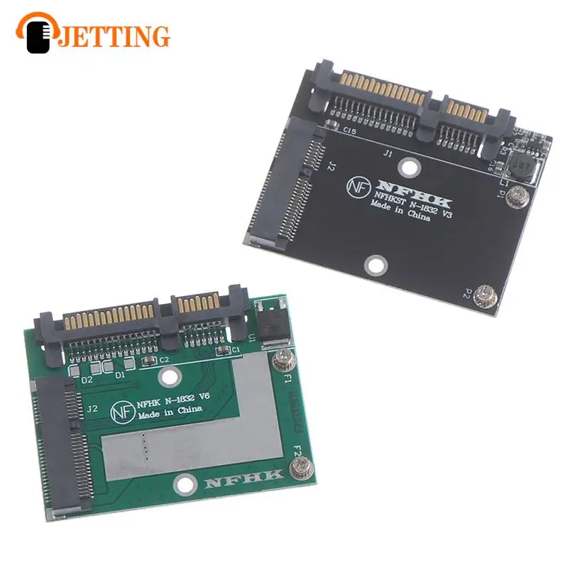 Полувысота MSATA Mini Pcie SSD до 2,5 'SATA3 6.0gps адаптер преобразователь карты