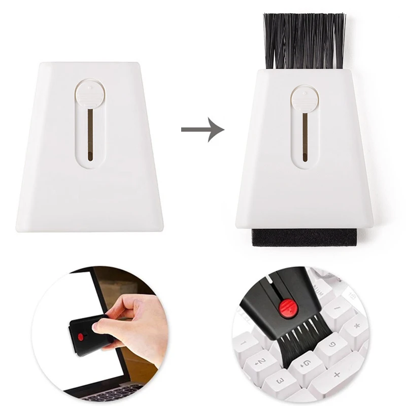 

Мини-щетка для чистки компьютера, монитора, клавиатуры