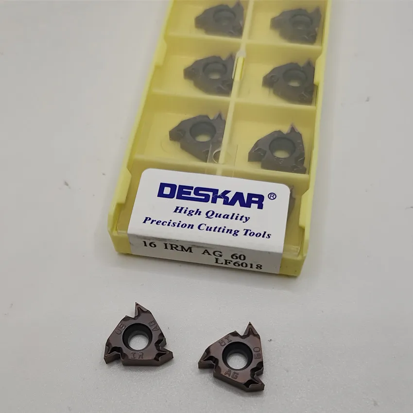 Режущие инструменты 16IRM AG60 LF6018/16IRM AG55 LF6018/16ERM LF6018 DESKAR CNC режущие резьбовые вставки