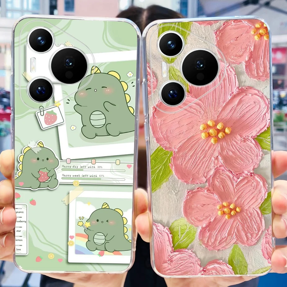 Чехол для Huawei Pura 70 Pro задняя крышка новый модный чехол с рисунком мягкий тонкий