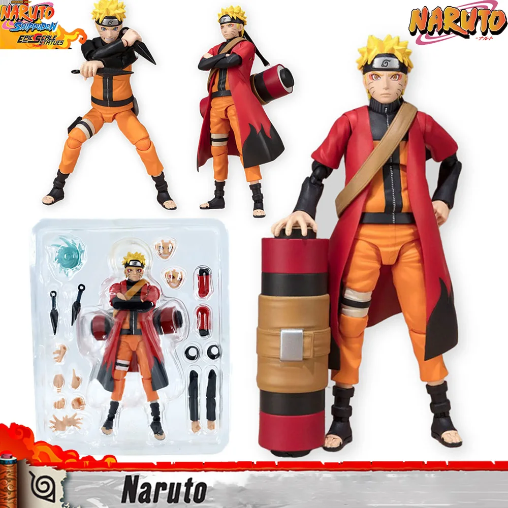 

Naruto Figure Anime Figure 14cm Uzumaki Naruto Action Figure Kakashi Gaara Face Change Dolls PVC Collectible Model Cartoon Toys