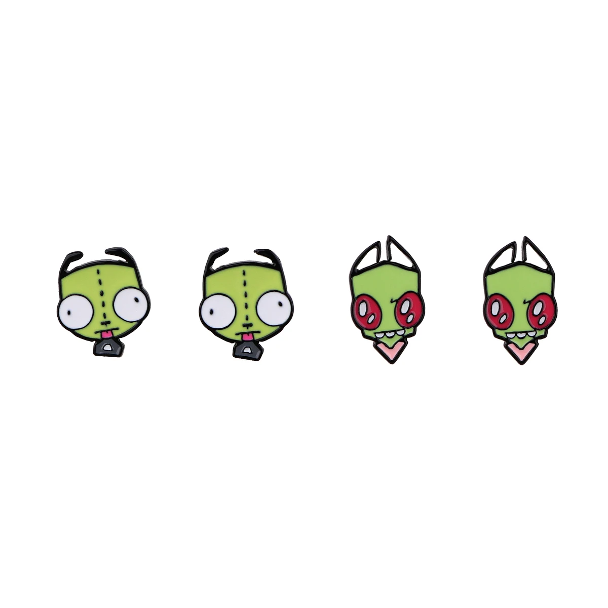 

Cartoon Character Enamel Stainless Steel Stud Earrings Piercing Ear For Men Women Accessory Decoration Fashion Gifts