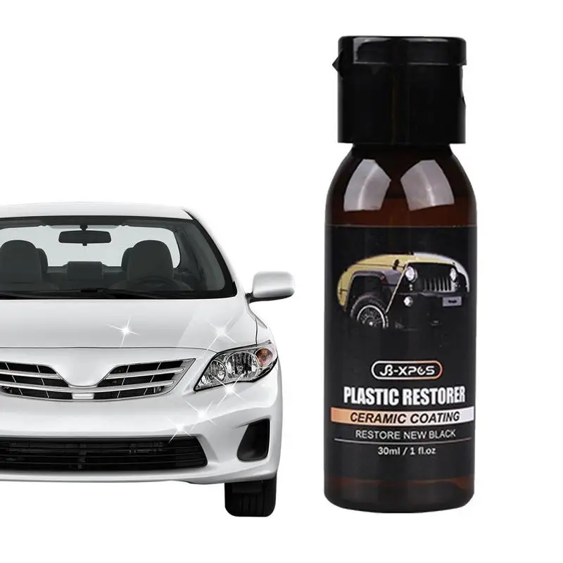 

Restorer Ceramic Coating For Car 30ml Trim Restorer Long Lasting Shine Restores Car Like New Better Than Car Wax Polish And More