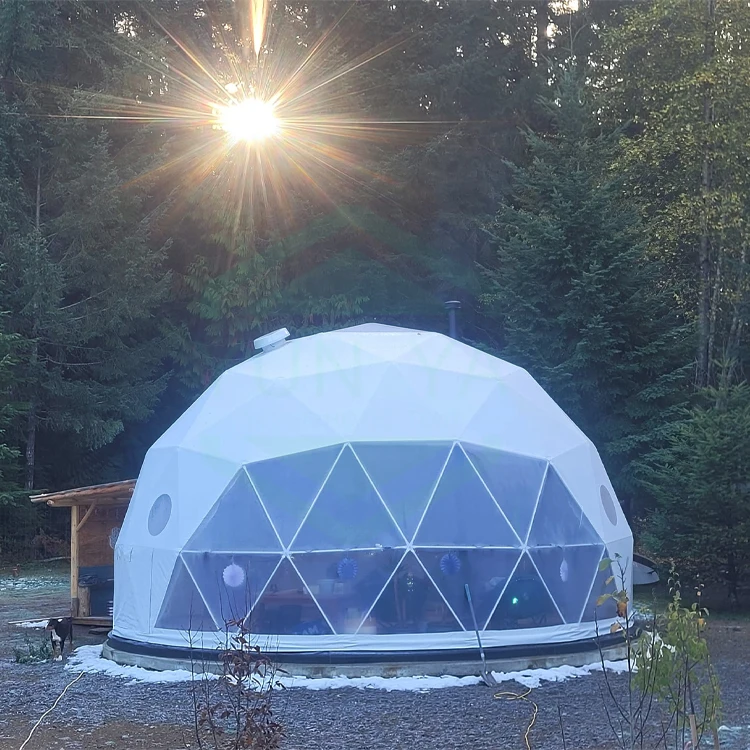 na świeżym powietrzu Camping Starry Sky Sferyczny namiot Bubble House Sala wystawowa Hotel Campsite Namiot B&ampB