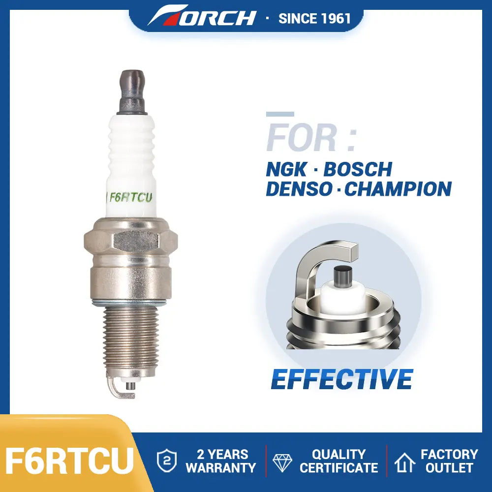 U-образная Свеча зажигания с желобом, замена для 7822/BPR6ES W7DCR Denso фонарь W20EPR NISSAN 22401-V1491, 1 шт.