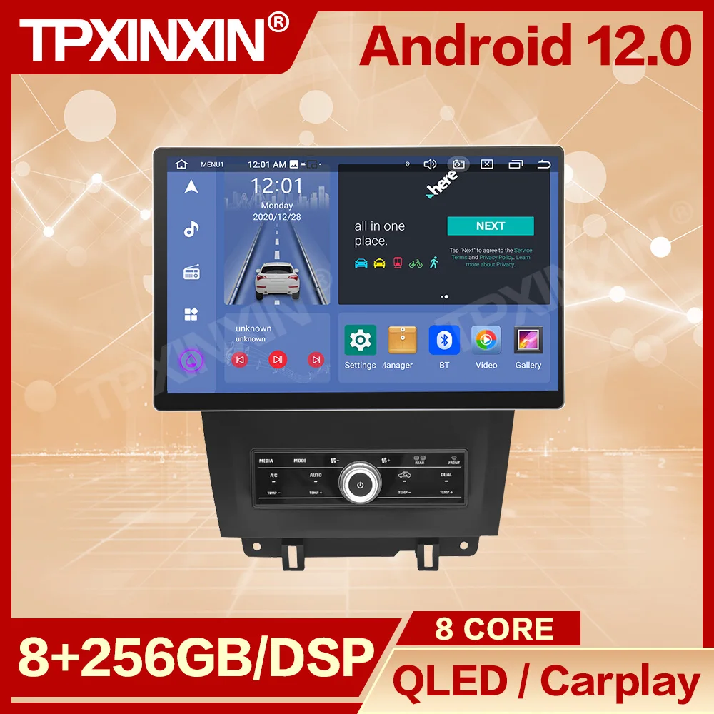 

13.3 Inch Automotive Multimedia Android Player For Ford Mustang 2010 2011 2012 2013 2014 GPS Navigation Receiver IPS Head Unit