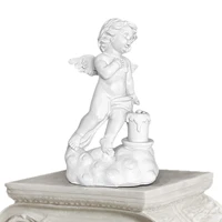 angel sculpture winged angel sculpture resin adorable cherubs angels statues figurine guardian sleeping angel decoration little