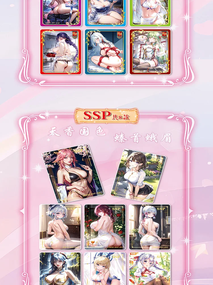 2024 новейшая коллекционная карта Очарование богини История купальник Waifu CCG ACG TCG