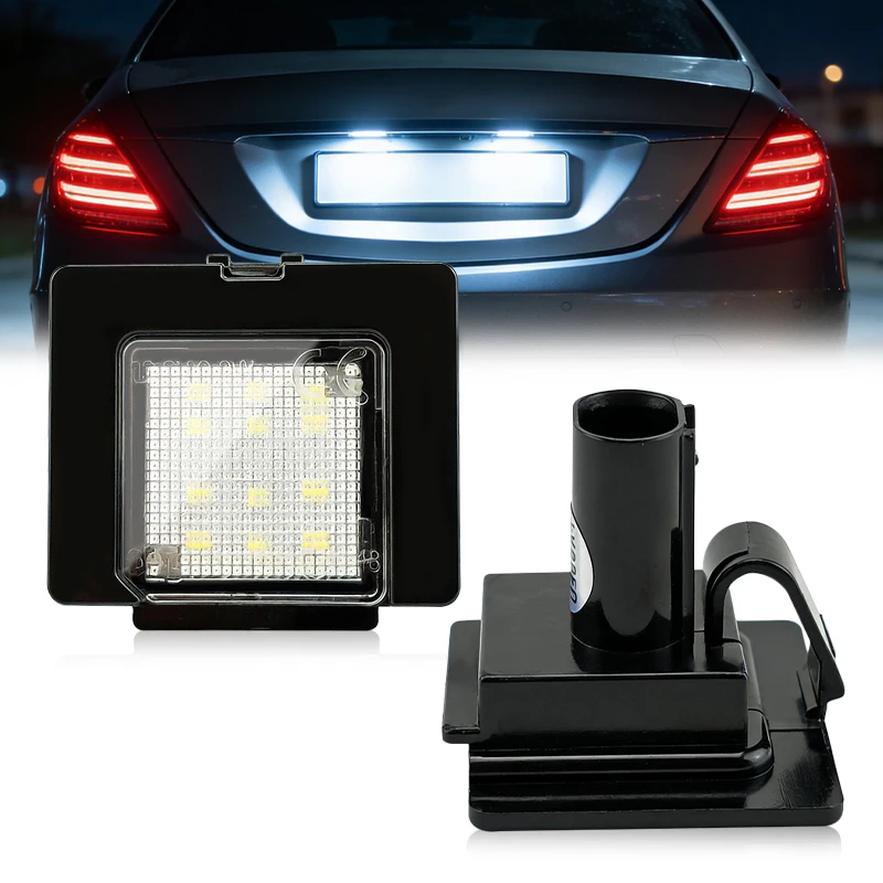 

Автомобильный светодиодный светильник номерного знака, задняя крышка багажника, подсветка номерного знака для Mercedes Benz E...