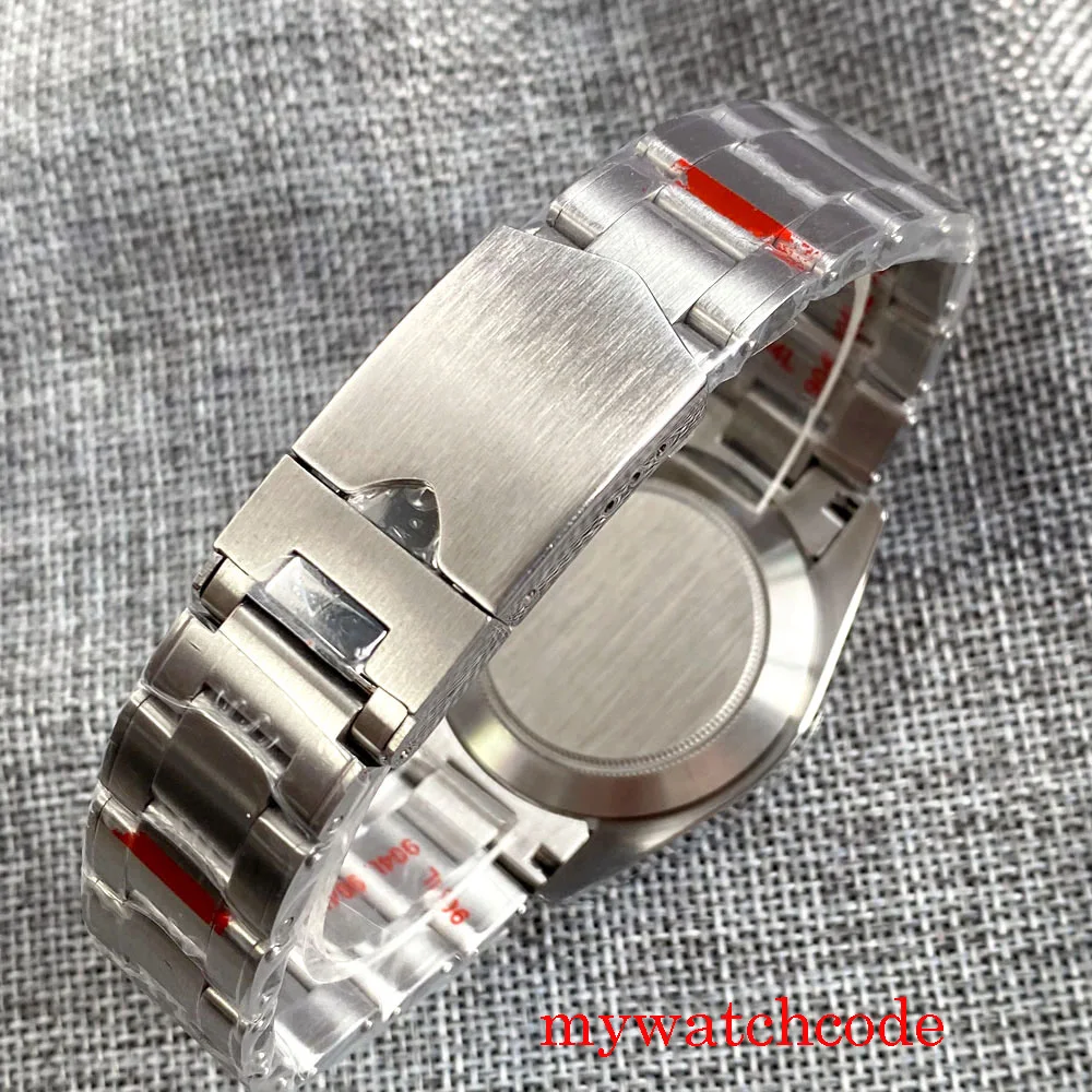 fit NH35A NH36A ETA 2824 ST2130 PT5000 Stainless Steel Watch Case 316L Bracelet Black Bay Spare Part for Mod Sapphire Glass