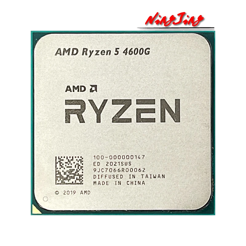 

Процессор AMD Ryzen 5 4600G для ПК, центральный процессор для компьютера, 6 ядер, 12 нитей, 65 Вт, 4600 ГГц, 3,7 ГГц, L3 = 8M 100-000000147, разъем AM4