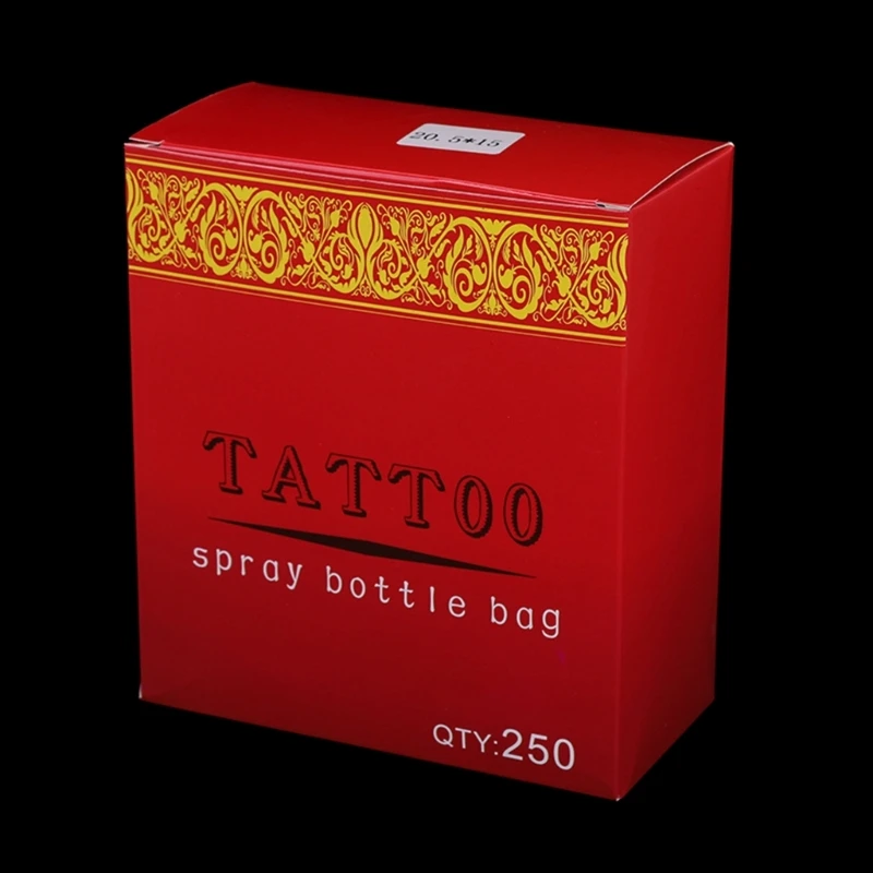 

250 шт татуировки одноразовые сумки для мытья бутылок аксессуары для татуировок мыть крышки для бутылок рукава пылезащитные