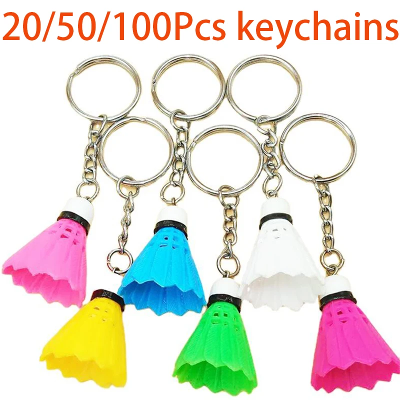 20-100 шт. сувениры для игры в бадминтон спортивный мяч брелки ключей украшения
