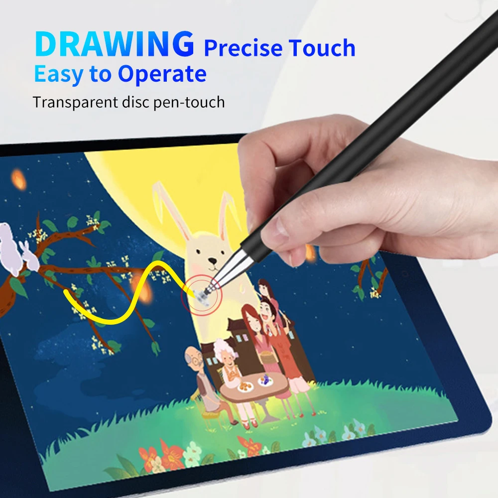 

2 in 1 Universal Stylus Pen For Tablet Mobile Android Ios Phone iPad Accessories Drawing Tablet Capacitive Screen Touch Pen